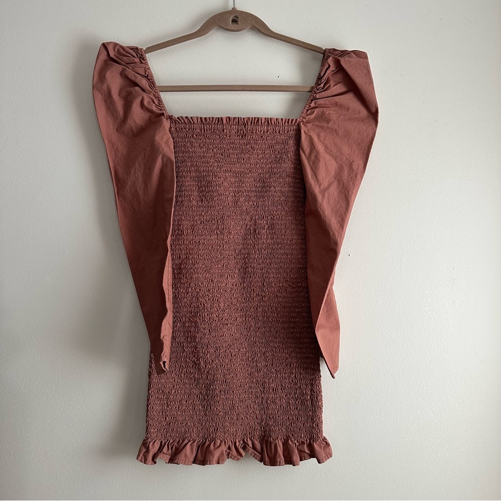 Wilfred • Maelys Cotton Poplin Smocked Dress - Picture 4 of 8